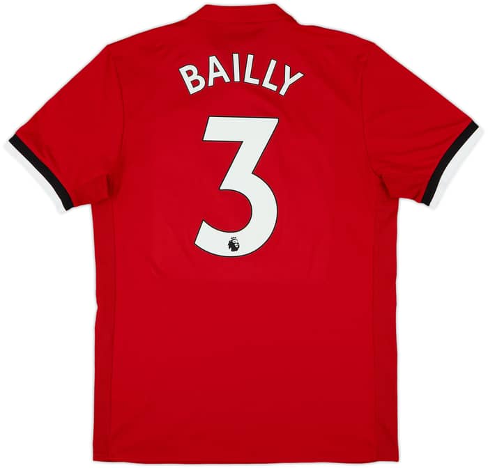 2017-18 Manchester United Home Shirt Bailly #3 - 9/10 - (M)