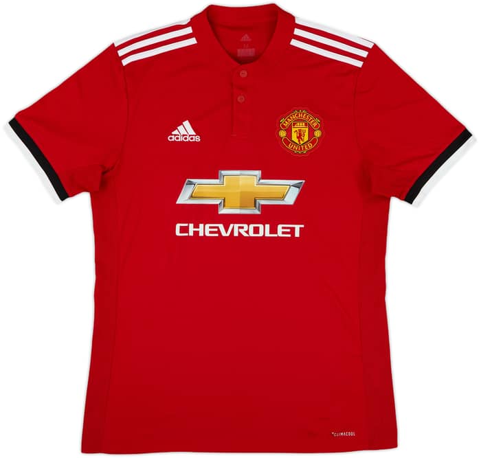 2017-18 Manchester United Home Shirt Bailly #3 - 9/10 - (M)