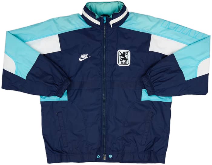 1996-97 1860 Munich Nike Hooded Rain Jacket - 7/10 - (M)