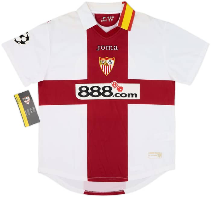 2007-08 Sevilla European Home Shirt Kanoute #12 (S)