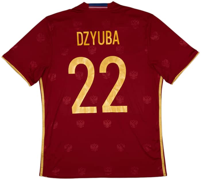 2016-17 Russia Home Shirt Dzyuba #22 - 8/10 - (L)