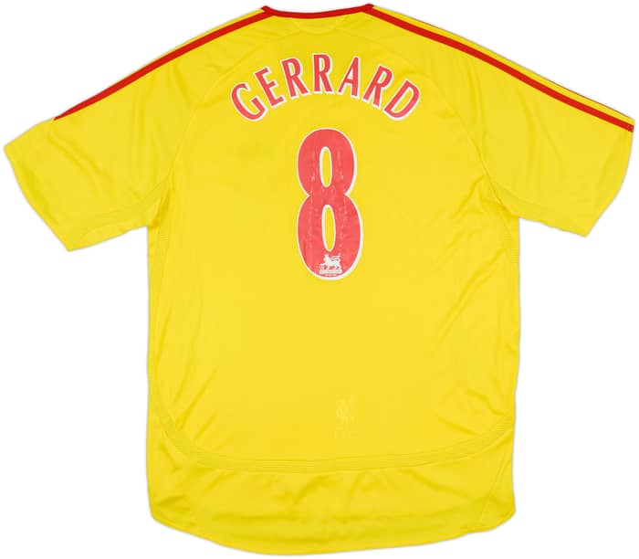 2006-07 Liverpool Away Shirt Gerrrard #8 - 7/10 - (L)