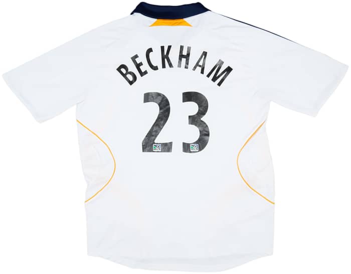 2007-08 LA Galaxy Home Shirt Beckham #23 - 5/10 - (XL)