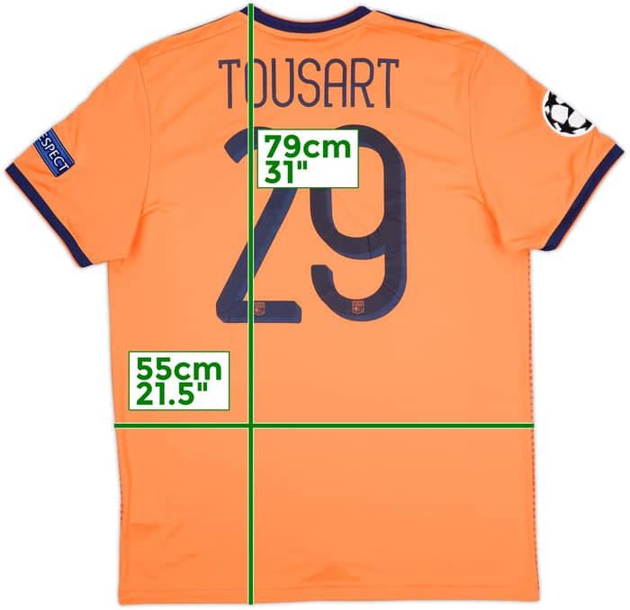 2018-19 Lyon Third Shirt Tousart #29 - 10/10 - (L)