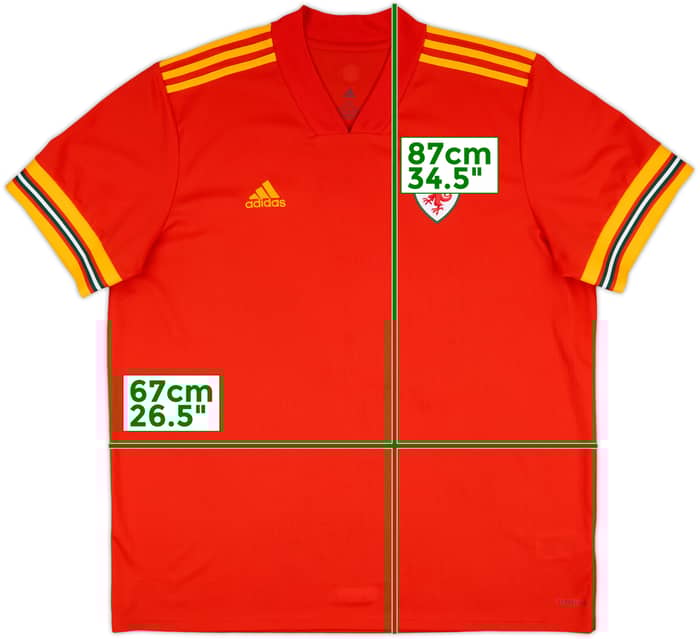 2020-21 Wales Home Shirt - 10/10 - (XXL)