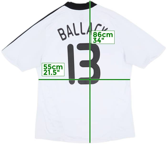 2008-09 Germany Home Shirt Ballack #13 - 5/10 - (XL)