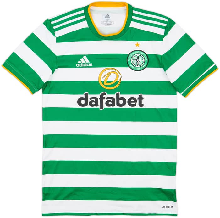 2020-21 Celtic Home Shirt - 8/10 - (XS)