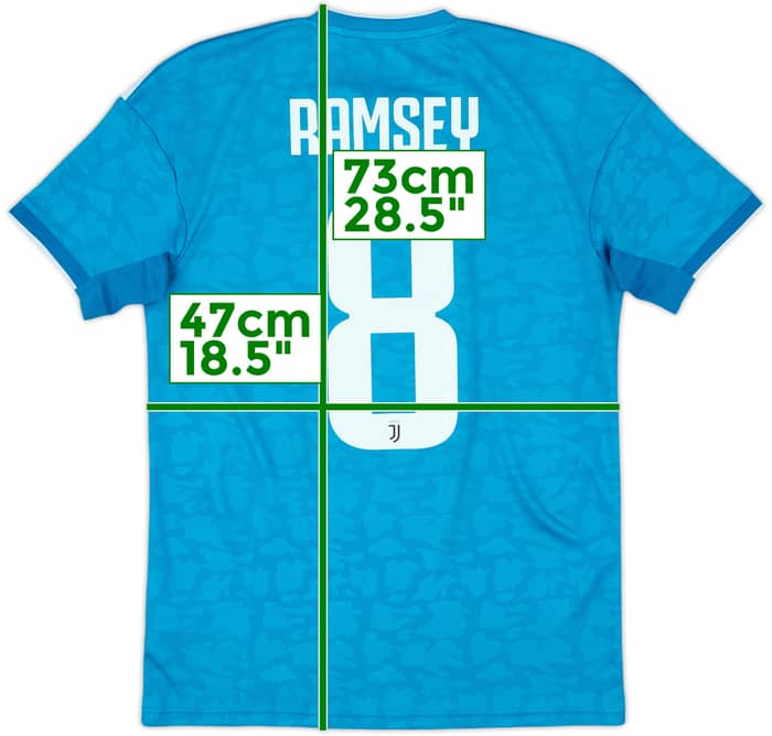 2019-20 Juventus Third Shirt Ramsey #8 - 6/10 - (S)
