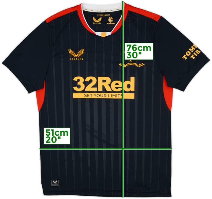 2021-22 Rangers '150 Years Anniversary' Away Shirt - 10/10 - (L)