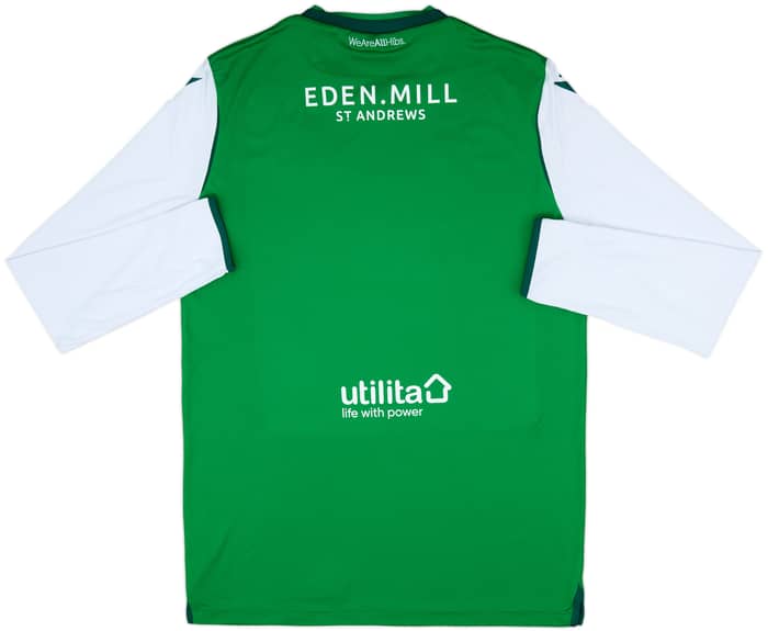 2020-21 Hibernian Home L/S Shirt - 7/10 - (3XL)