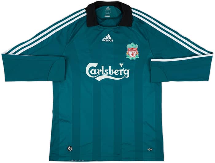 2008-09 Liverpool Third L/S Shirt Kuyt #18 - 6/10 - (L)