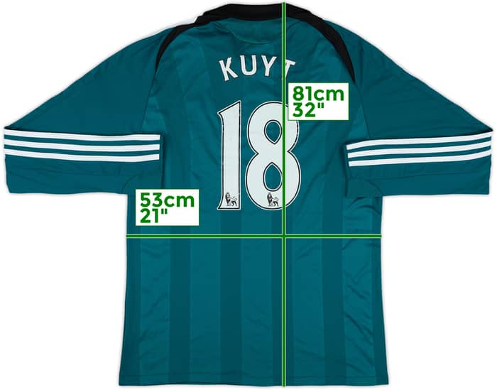 2008-09 Liverpool Third L/S Shirt Kuyt #18 - 6/10 - (L)