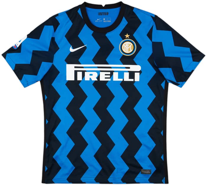 2020-21 Inter Milan Home Shirt Brozovic #77 - 7/10 - (M)