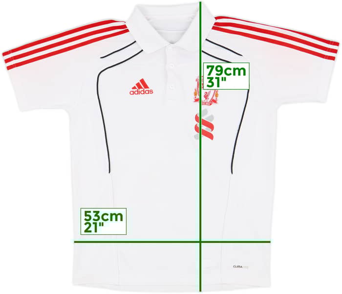 2010-11 Liverpool adidas Polo Shirt - 9/10 - (S)