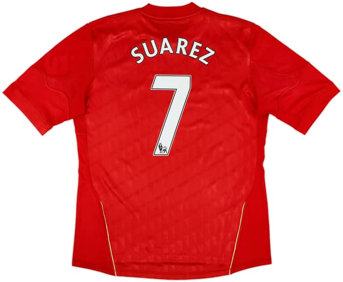 2010-12 Liverpool Home Shirt Suarez #7 - 6/10 - (M)