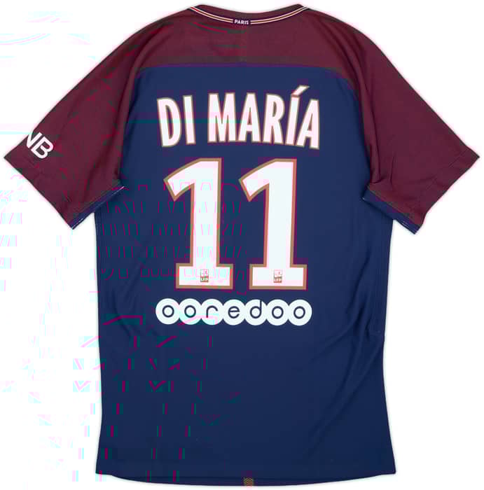 2017-18 Paris Saint-Germain Authentic Home Shirt Di Maria #11 - 9/10 - (S)