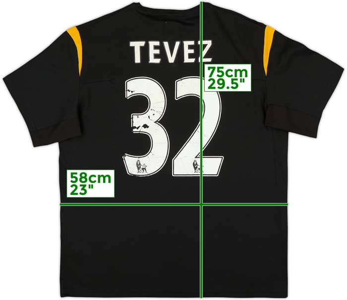 2009-10 Manchester City Away Shirt Tevez #32 - 4/10 - (L)