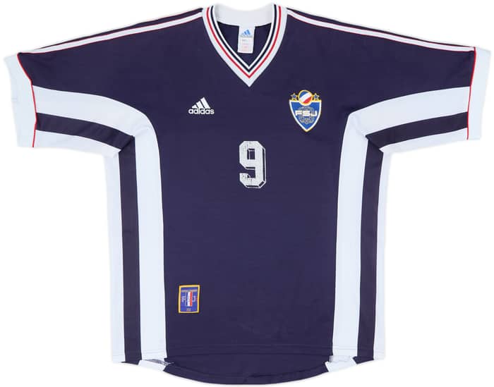 1998-99 Yugoslavia Home Shirt Mijatovic #9 - 5/10 - (M)