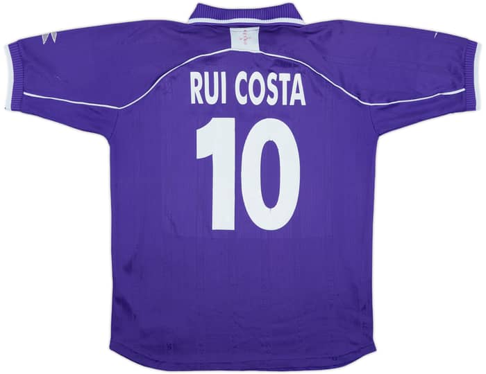 2000-01 Fiorentina Home Shirt Rui Costa #10 - 5/10 - (L)