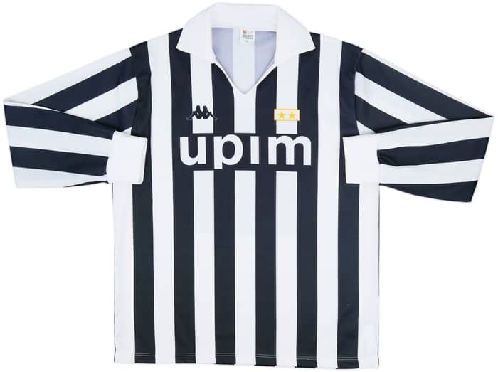 1989-90 Juventus Home L/S Shirt #11 - 6/10 - (XL)
