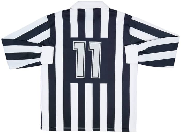 1989-90 Juventus Home L/S Shirt #11 - 6/10 - (XL)