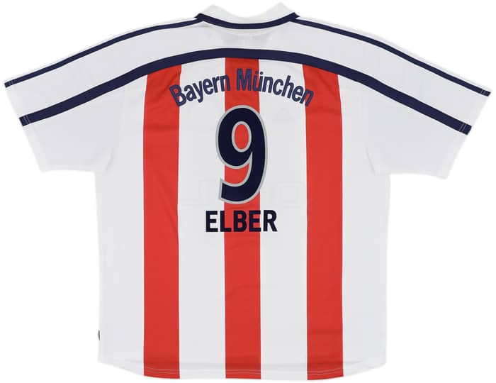 2000-01 Bayern Munich Away Shirt Elber #9 - 10/10 - (XXL)