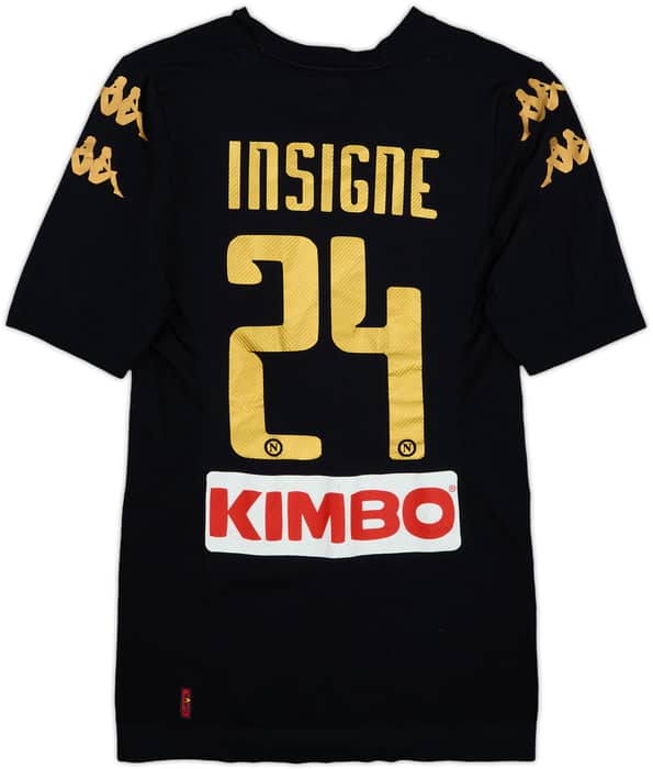 2016-17 Napoli Player Issue Third Shirt Insigne #24 - 7/10 - (XL)