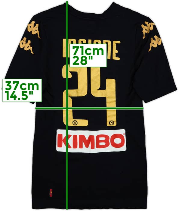 2016-17 Napoli Player Issue Third Shirt Insigne #24 - 7/10 - (XL)