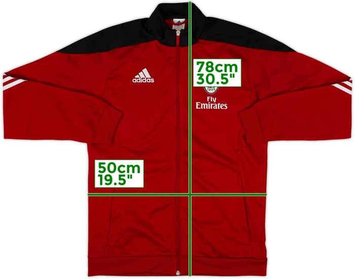2016-17 AC Milan adidas Track Jacket - 8/10 - (M)