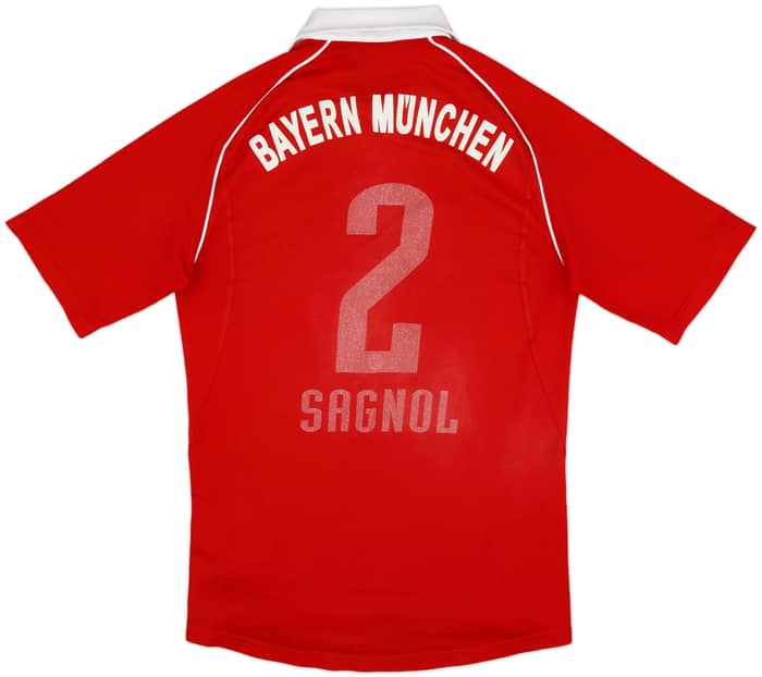 2005-06 Bayern Munich Home Shirt Sagnol #2 - 4/10 - (S)