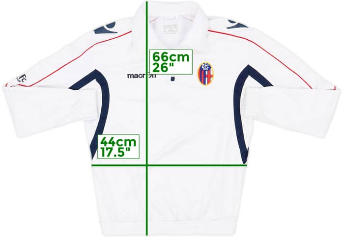 2015-16 Bologna Macron 1/4 Zip Training Top - 8/10 - (XS)