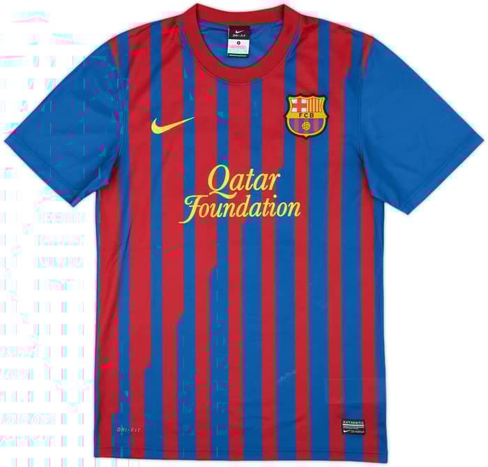 2011-12 Barcelona Basic Home Shirt Messi #10 - 8/10 - (S)