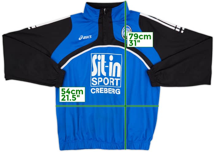 2006-07 Atalanta Asics 1/4 Zip Sweat Top - 7/10 - (XL)