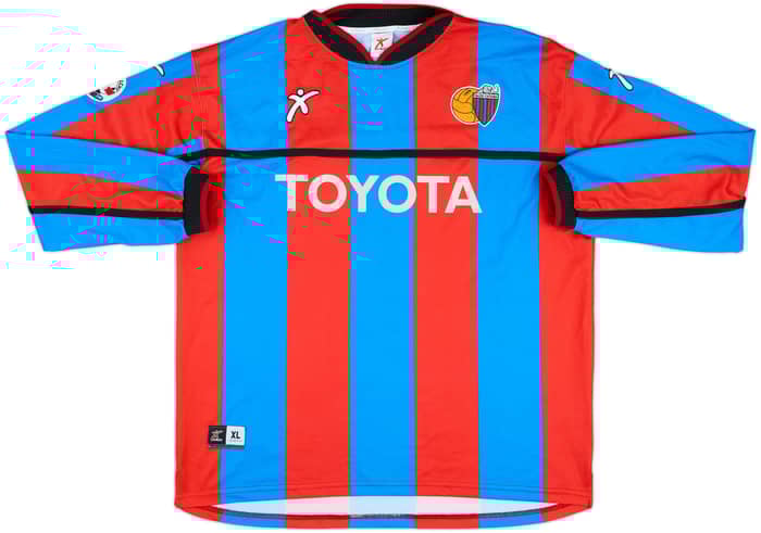 2003-04 Catania Match Issue Home L/S Shirt Diliso #6