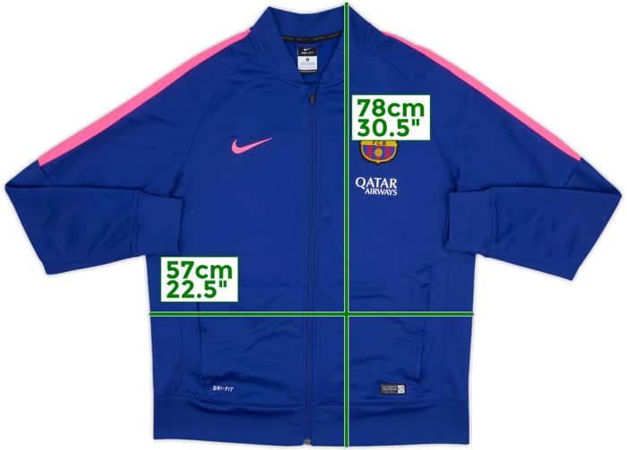 2014-15 Barcelona Nike Track Jacket - 8/10 - (XL)