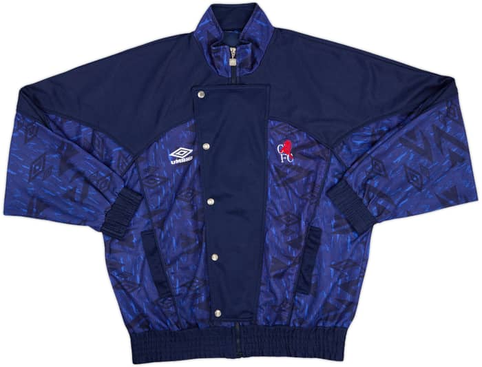 1991-92 Chelsea Umbro Track Jacket - 8/10 - (L)