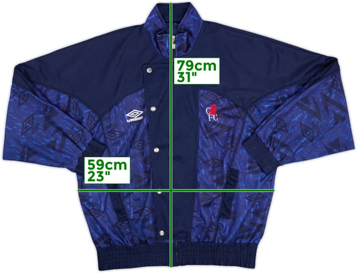 1991-92 Chelsea Umbro Track Jacket - 8/10 - (L)