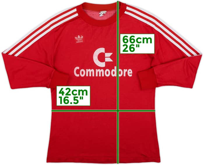 1984-89 Bayern Munich Home L/S Shirt - 6/10 - (S)