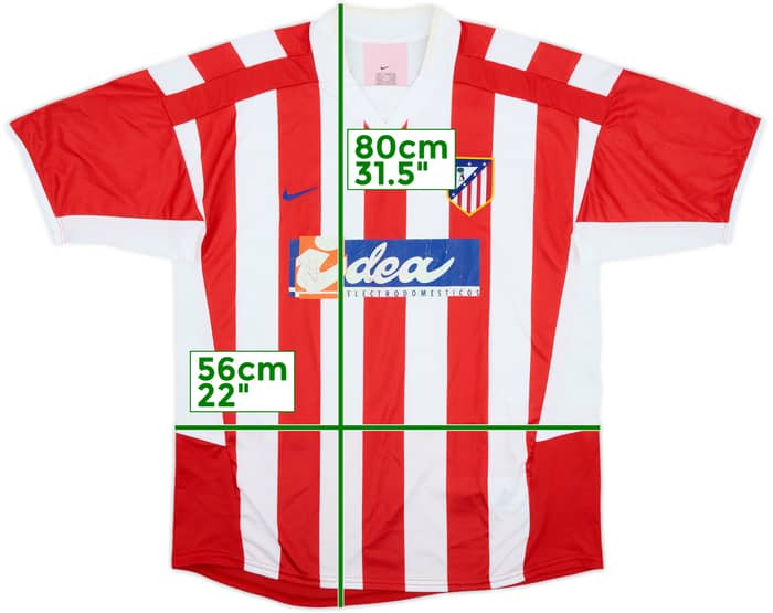 2002-03 Atletico Madrid Home Shirt - 6/10 - (L)