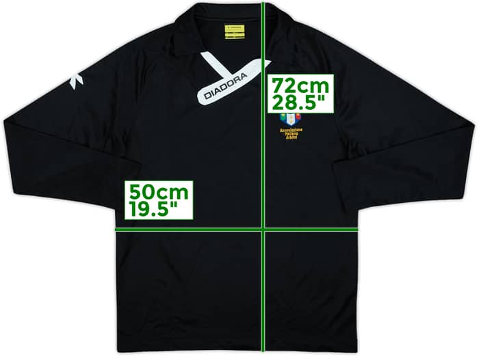 2000s Italy Diadora Referee L/S Shirt - 9/10 - (S)
