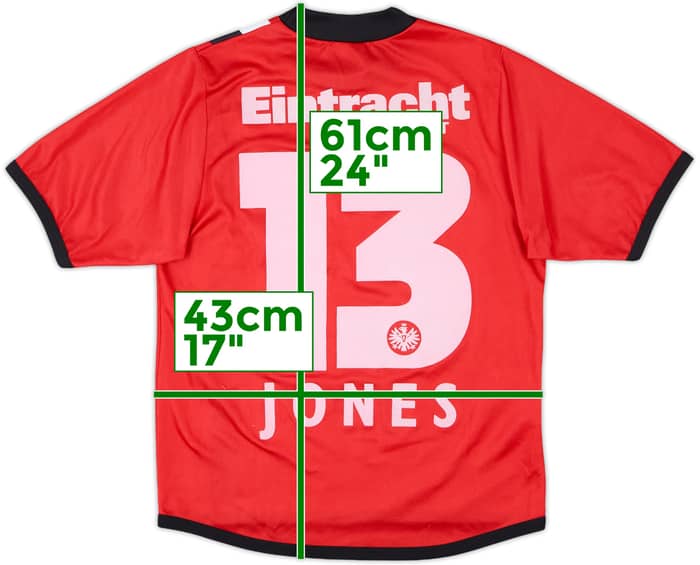 2005-06 Eintracht Frankfurt Home Shirt Jones #13 - 5/10 - (M.Boys)