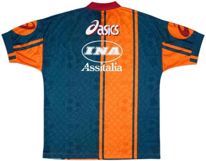 1996-97 Roma Asics Training Shirt - 8/10 - (XL)