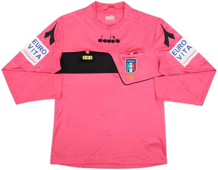 2018-19 Italy Diadora Referee L/S Shirt - 9/10 - (M)