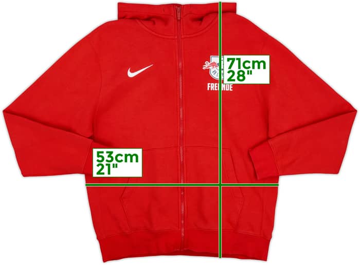 2020-21 RB Leipzig Freunde Nike Hooded Track Jacket - 8/10 - (M)