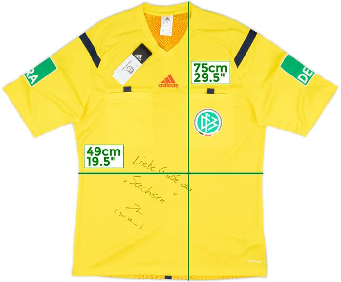 2014-15 Germany adidas Signed Referee Shirt (L)