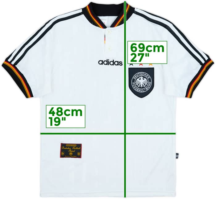 1996-98 Germany Home Shirt #10 - 8/10 - (S)