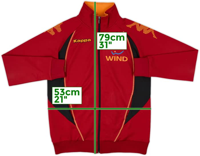 2008-09 Roma Kappa Track Jacket - 5/10 - (L)
