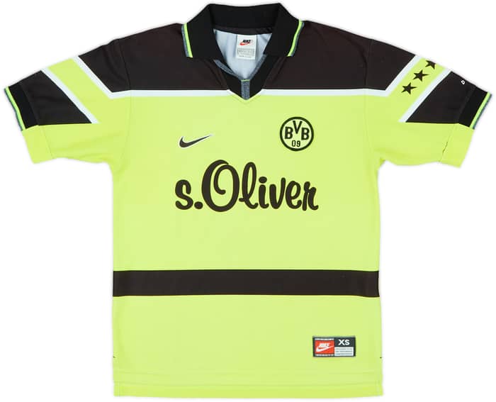 1995-96 Borussia Dortmund Home Shirt - 7/10 - (XS)