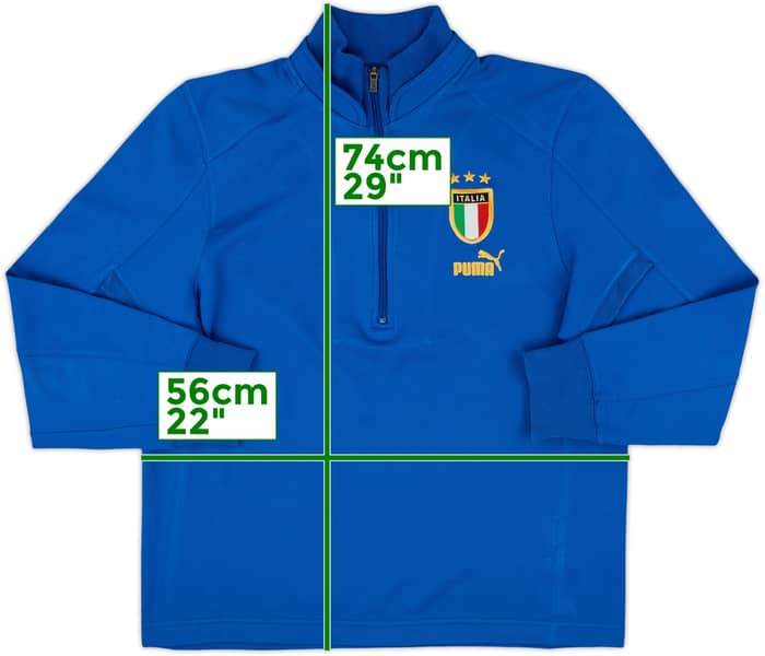 2004-06 Italy Puma 1/2 Zip Drill Top - 8/10 - (L)