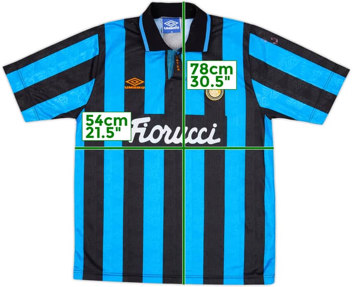 1992-94 Inter Milan Home Shirt - 6/10 - (M)